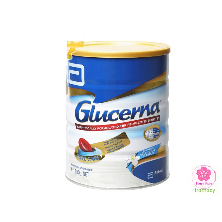 Sữa bột Abbott Glucerna, Úc dành cho người tiểu đường 850g