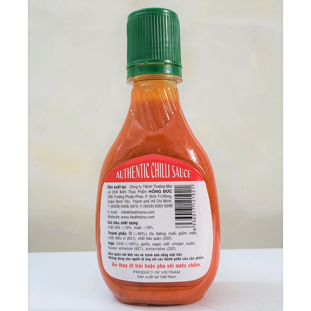 TƯƠNG ỚT CÔ ĐẶC SIÊU CAY [VN] HỒNG ĐỨC Authentic Chilli Sauce