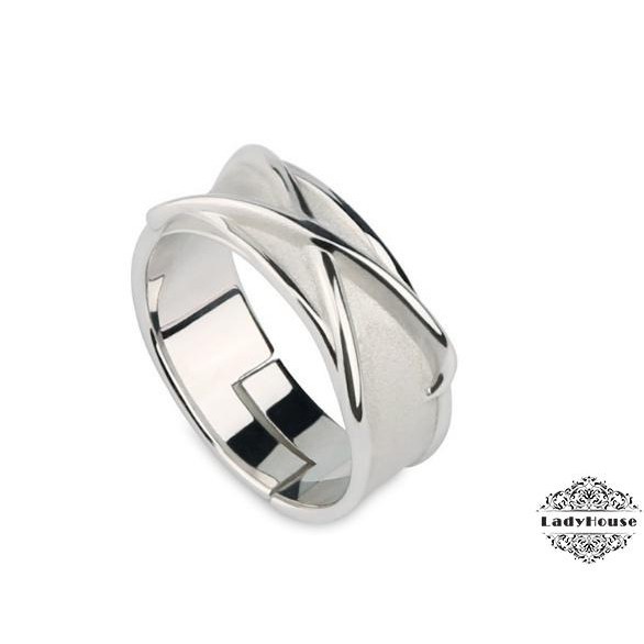 Nhẫn đeo tay chất liệu hợp kim thiết kế đơn giản thời trang cho cả nam và nữ