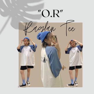 KIM - Áo phông phối tay - “O.R Raglan Tee”