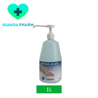  Dung dịch nước rửa tay sát khuẩn Aniosgel 85 NPC 1000ml   1L  CHÍNH HÃNG  - Rửa tay khô diệt khuẩn nhanh  Pháp   Anios  