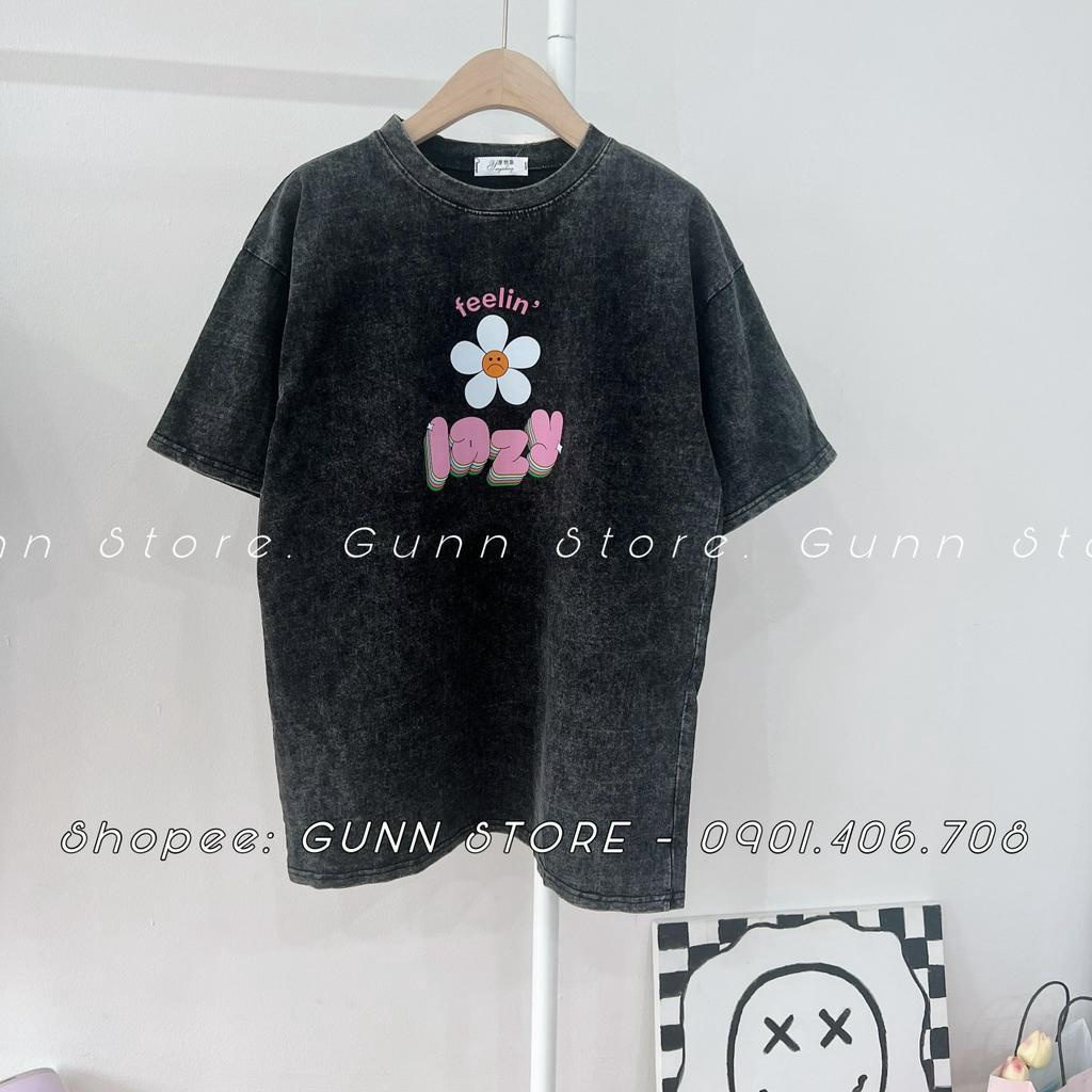 Áo Thun WASH LOANG Chất Cotton 100% 2 Chiều, Form Rộng Unisex, Thoáng Mát Thấm Hút Mồ Hôi - GUNN