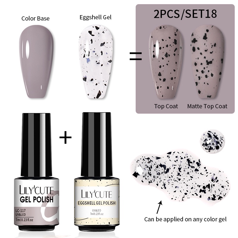 UR SUGAR Bộ 2 Lọ Sơn Móng Tay Gel Uv Màu Đen 7ml