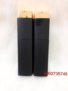 Lọ chiết nước hoa 20ml đen vuông