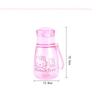 Bình nước Hello Kitty có ống hút