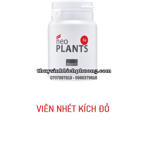 PHÂN NHÉT KÍCH ĐỎ CÂY THỦY SINH - NEO PLANT FE+ DINH DƯỠNG CAO