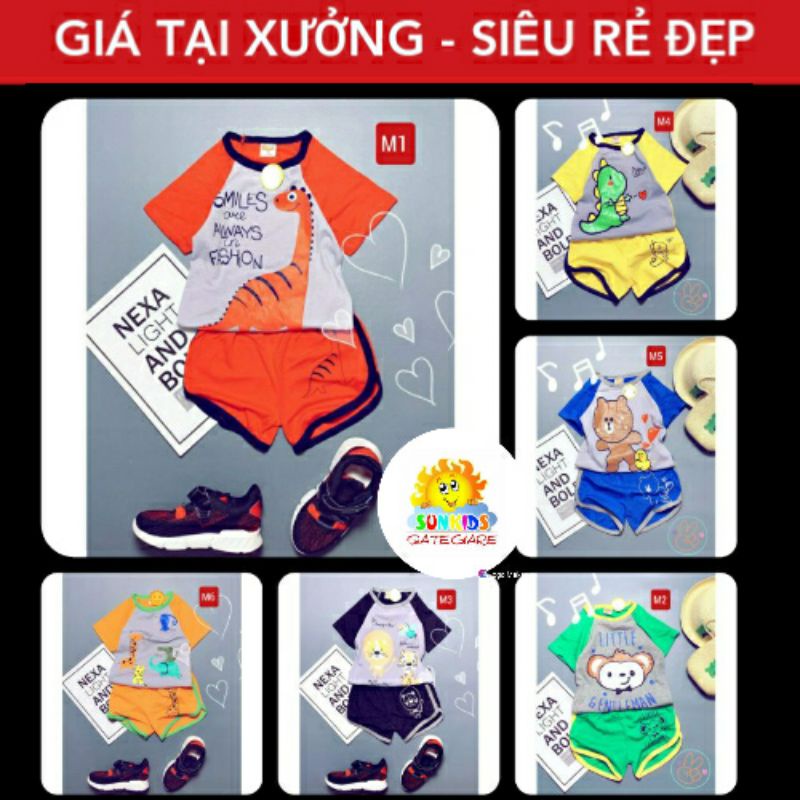 🔥TẬN GỐC🔥BSC5 ( 8K- 25KG) BỘ QUẦN ÁO ĐÙI CỘC COTTON CO GIÃN 4 CHIỀU BÉ TRAI SIZE NHÍ SIÊU CƯNG