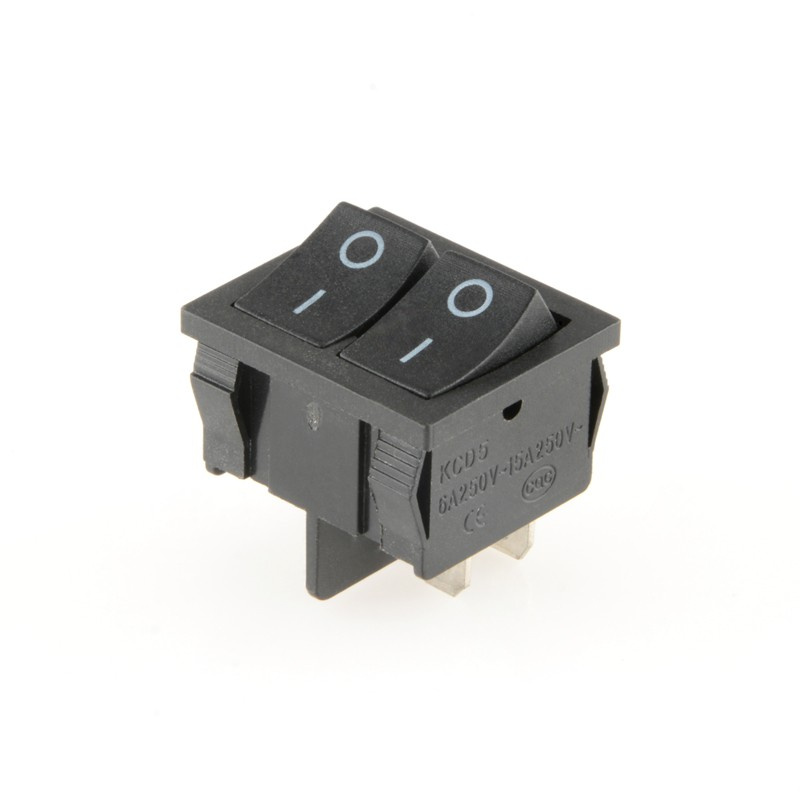 Công tắc bật-tắt/bật-tắt-bật 4 chấu 6 chấu 2/3 vị trí 15A/250VAC 21x24mm chuyên dụng