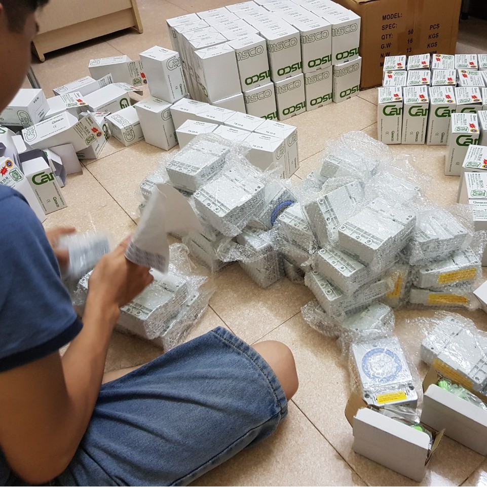 Timer tự động Camsco TB35N - Công tắc hẹn giờ Đài Loan TG16A