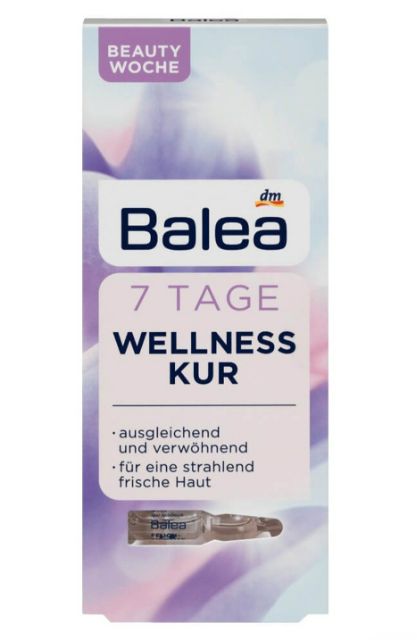 Huyết thanh tươi Balea 7 Tage Wellness Kur – tính chất dưỡng da liệu trình giúp trẻ hoá làn da, 7×1 ml