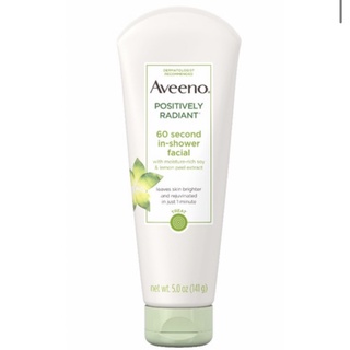 Sữa rửa mặt Aveeno Positively Radiant 60 second 141g