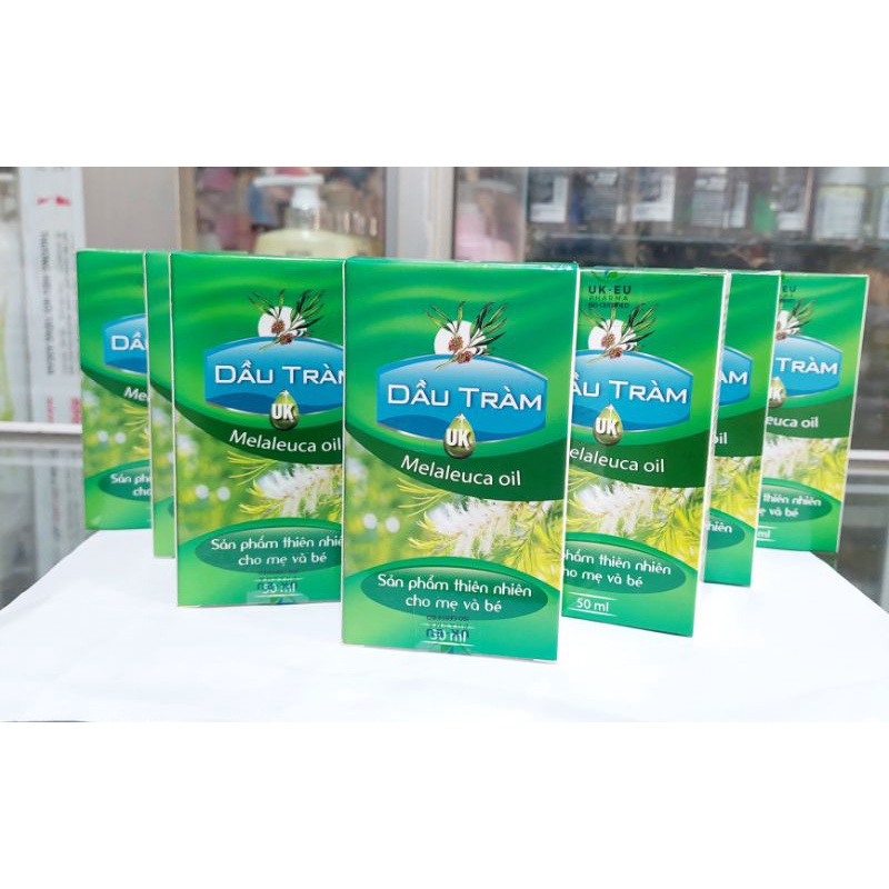 Dầu Tràm-UK Sản Phẩm Thiên Nhiên Cho Mẹ Và Bé Lọ 50ml