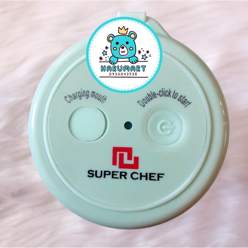 Máy xay sinh tố cầm tay SUPER CHEF 320ml SC-PJ1901 và SC-PJ1902 cam kết chính hãng