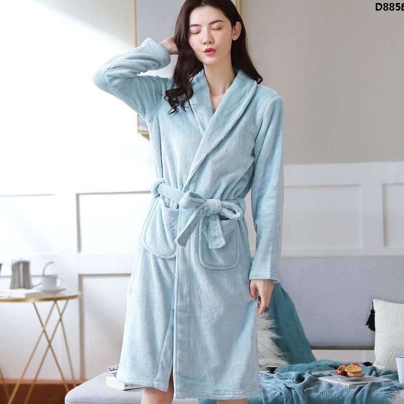 Áo choàng tắm vải bông dày thời trang thu đông cho các cặp đôi | BigBuy360 - bigbuy360.vn