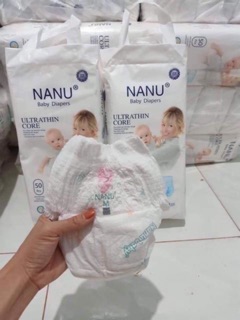 Combo 100 Miếng Bỉm Quần NaNu Đủ Size M/L/XL
