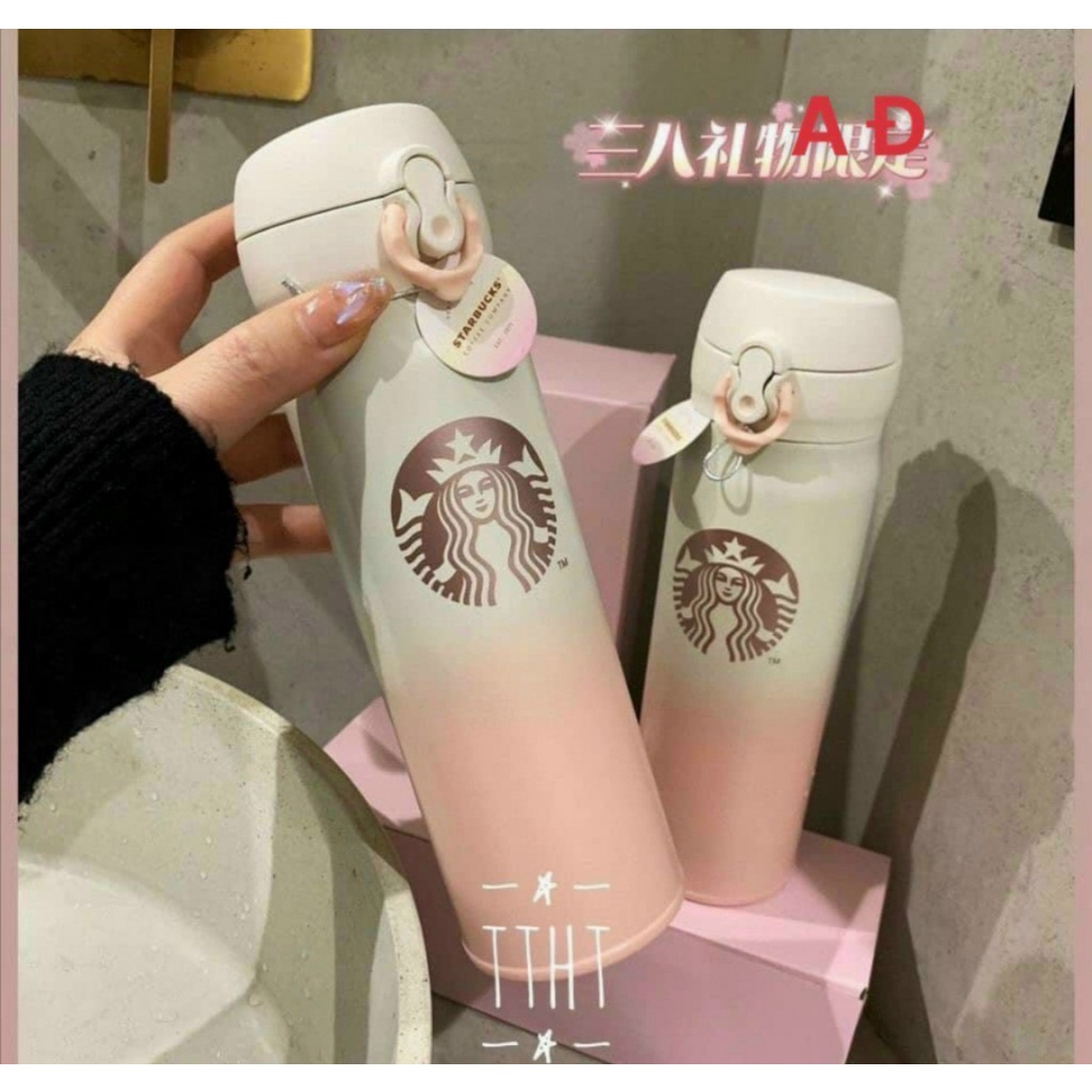Bình giữ nhiệt 500ML hồng cute