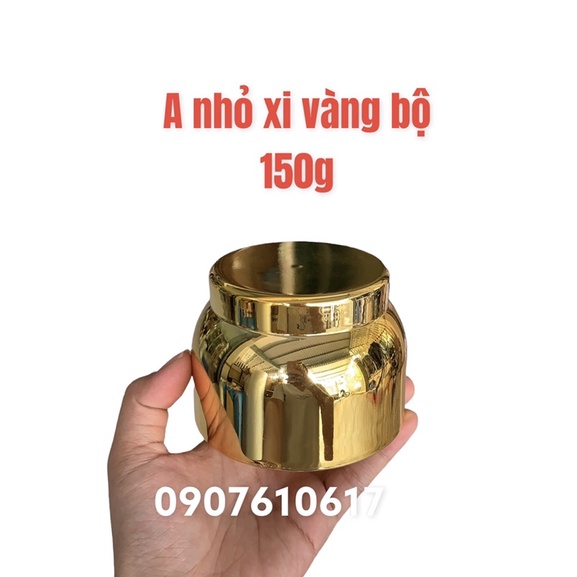 Hủ A xi bộ vàng, bạc đựng 120-150g kem
