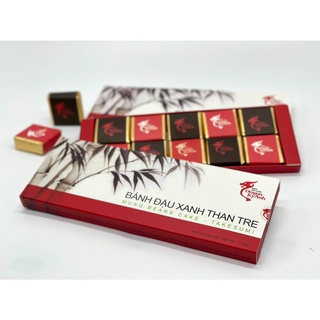 Bánh đậu xanh Tinh than tre Rồng Vàng Kỳ Anh
