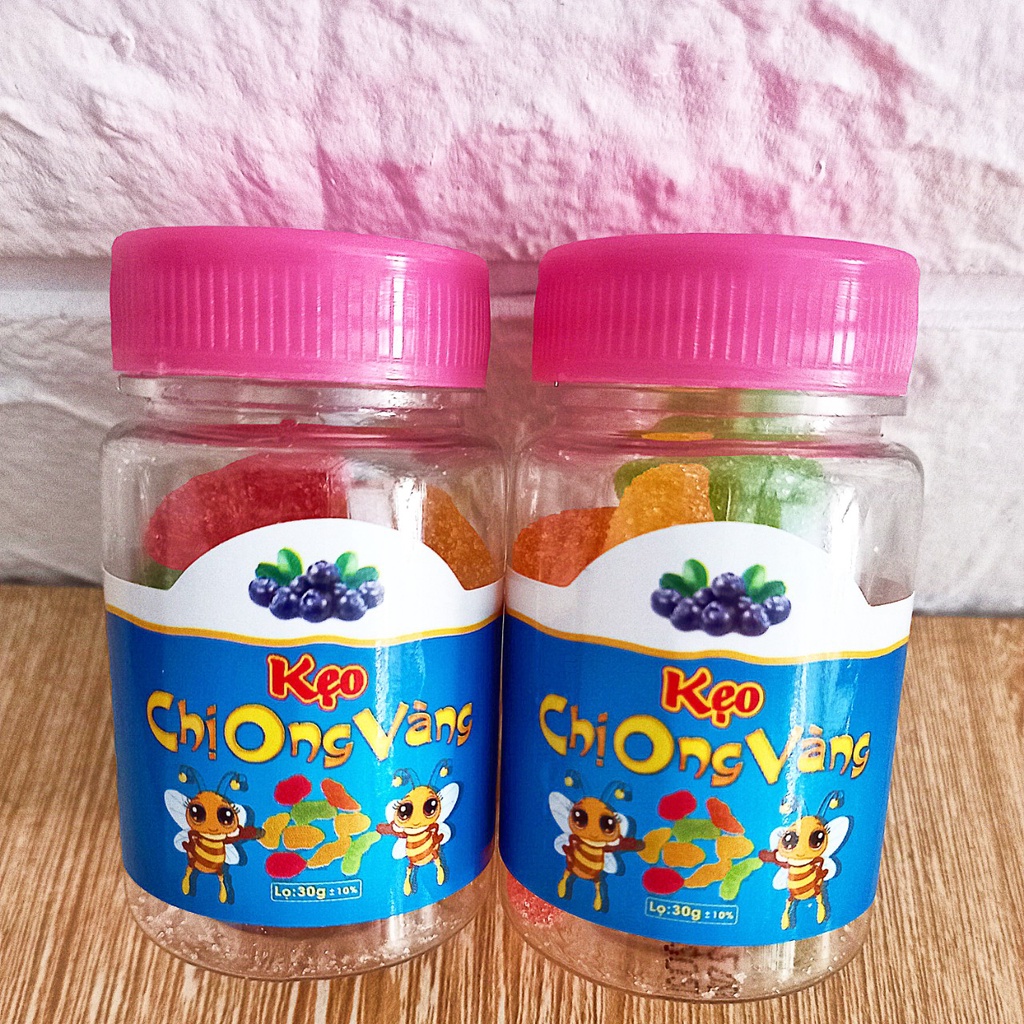 Kẹo dẻo Chị Ong Vàng. Bổ sung vitamin cho bé, ngon , dễ ăn, vị trái cây
