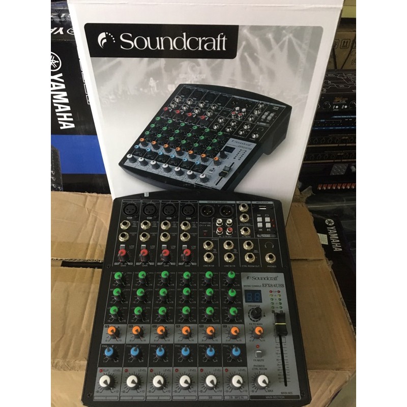 Bàn Mixer SoundCaft EFX8/4usb và soundCaft FX8u