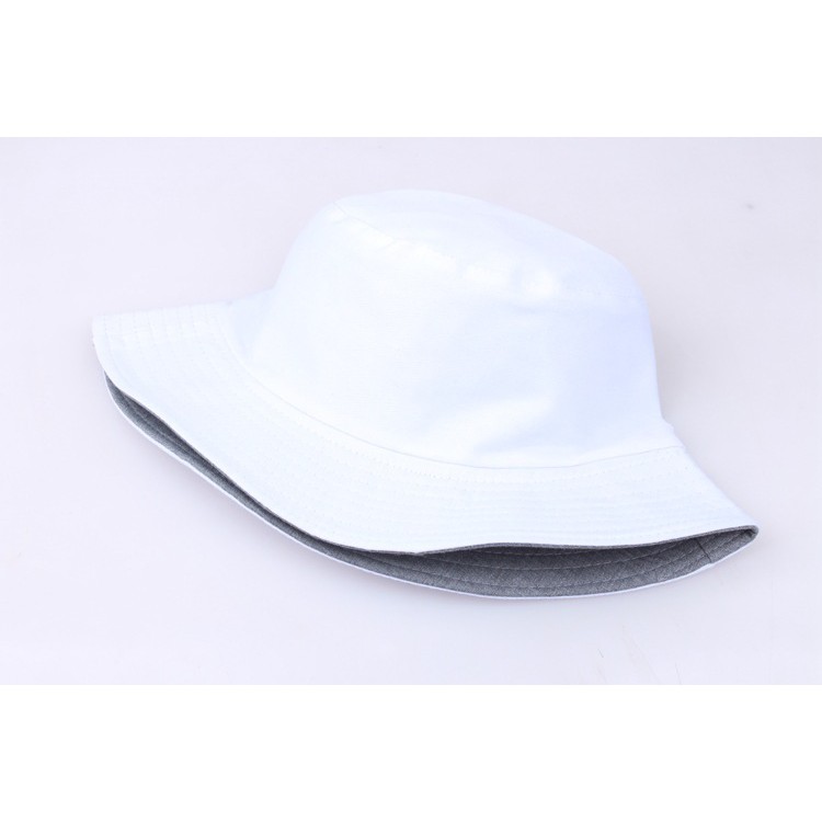 Nón Bucket Thời Trang Hàn Quốc Thêu Hình Mặt Cười Ngộ Nghĩnh