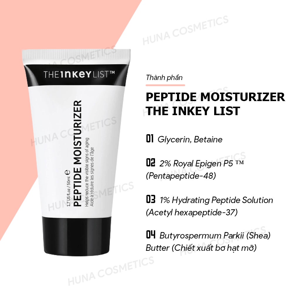 [BILL SEPHORA] KEM DƯỠNG ẨM THE INKEY PEPTIDE MOISTURIZER 50ML