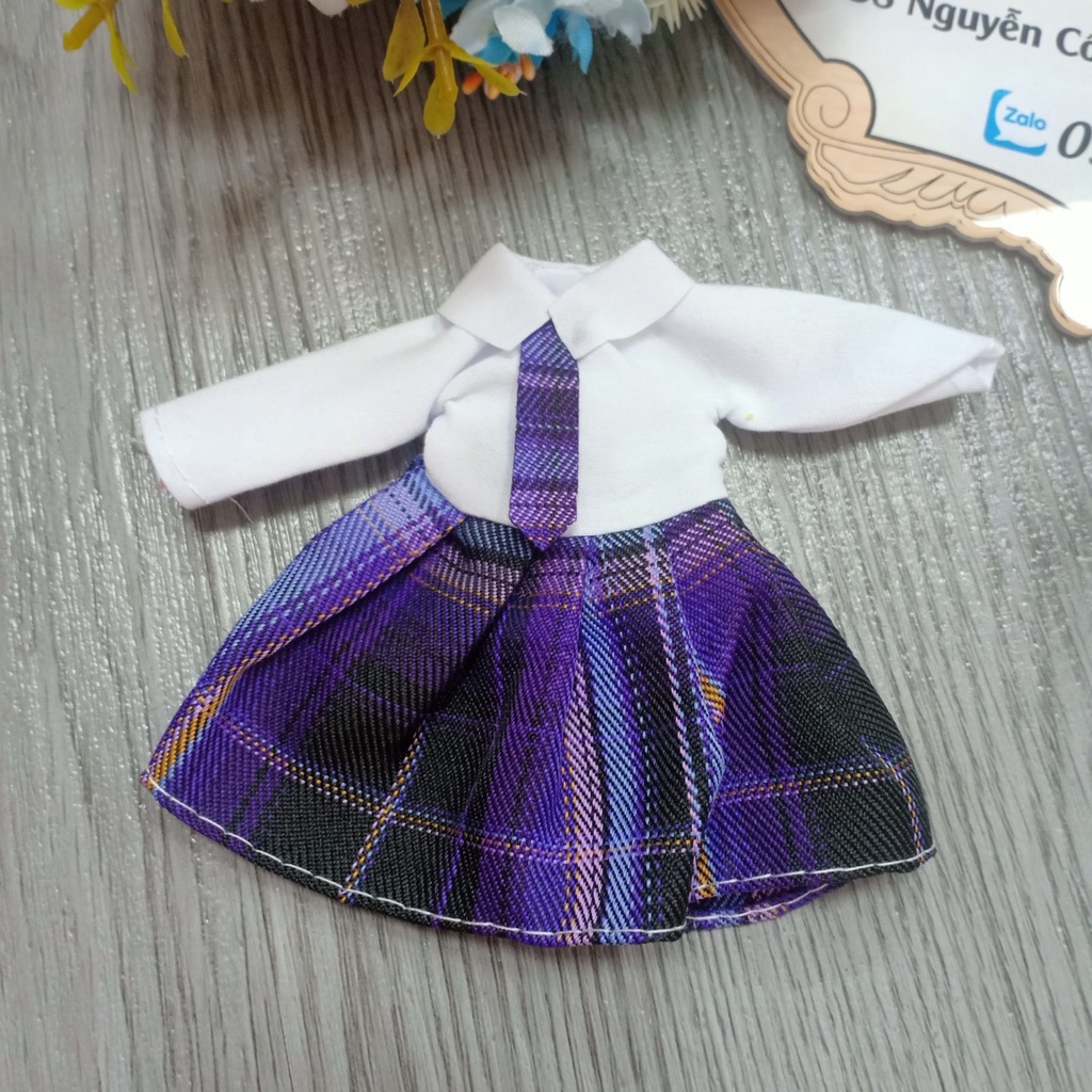 Quần áo và váy cho búp bê anime loại chibi cao 23cm
