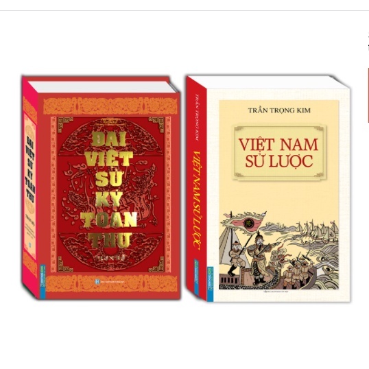 Sách - Combo Đại việt sử ký toàn thư và Việt Nam sử lược (bìa cứng)