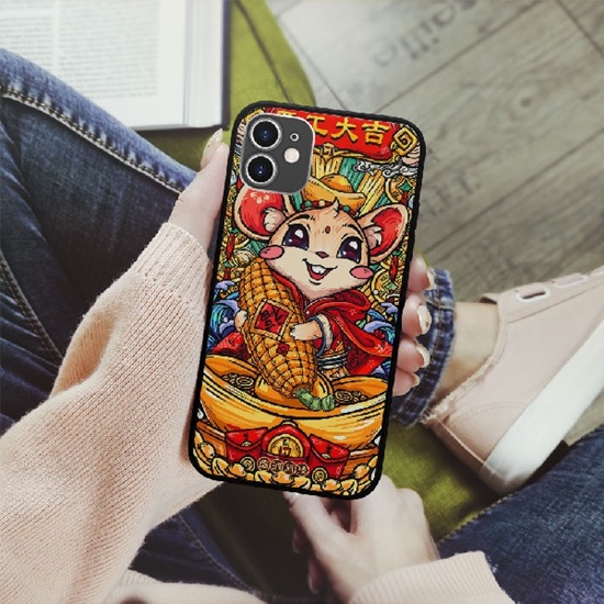 Ốp Chống Vỡ Màn Hình Ngầu Đét Chú Chuột Nhỏ Cầm Bắp Vàng Loại Tốt Nhất Sơn La cho IPHONE SAMSUNG MYS20220176