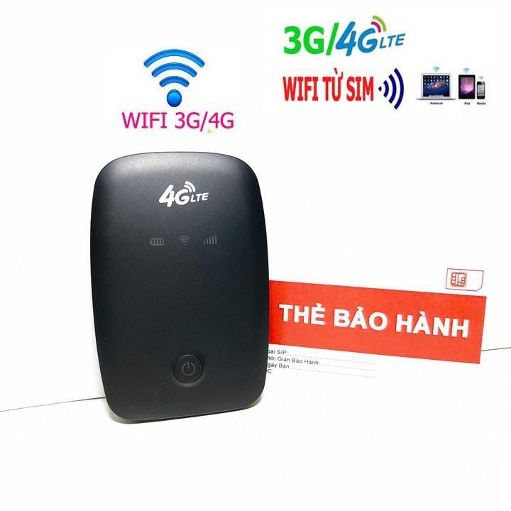 (Rẻ Cực Rẻ) Cục phát wifi di động 4G - Bộ phát wifi từ sim 3g 4g- Tặng siêu sim Khủng