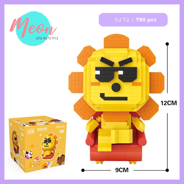 Xếp hình lego cung hoàng đạo - Miniblock zodiac cung Thiên Bình