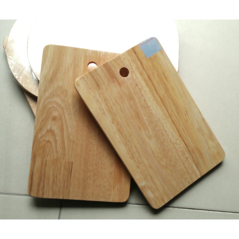 Thớt gỗ cao su tự nhiên Hà Thy đẹp rẻ giá tốt [Nhiều size tròn - chữ nhật- vuông] | BigBuy360 - bigbuy360.vn