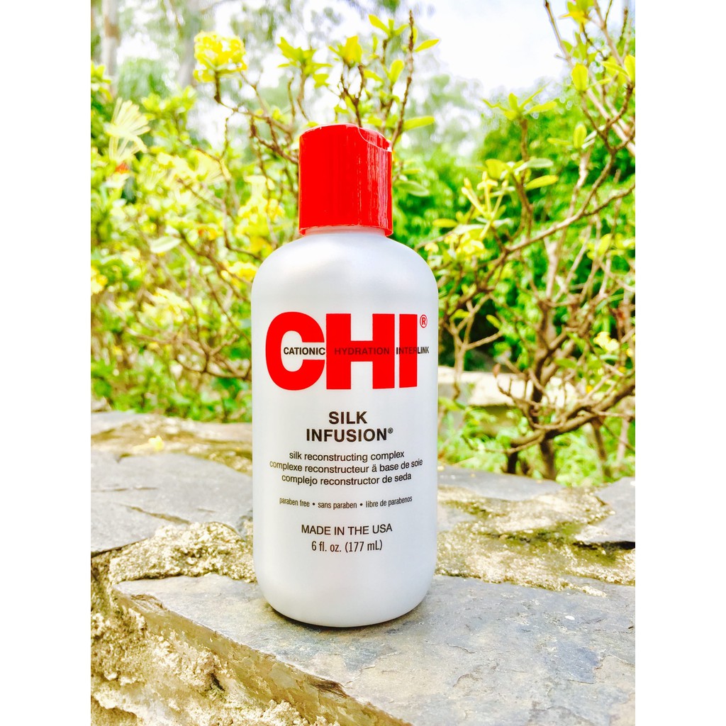 Tinh chất dưỡng tóc mềm mượt CHI Silk Infusion 177ml