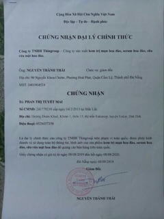 Kem mụn Hoa Đào ThinGroup