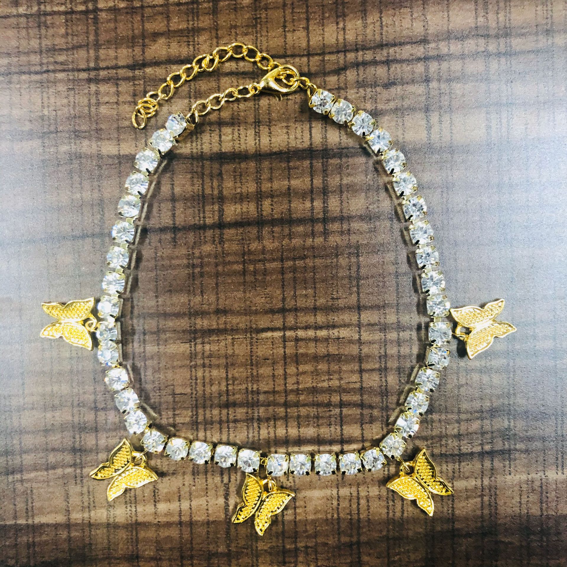 BUTTERFLY CREATIVE Lắc Chân Đính Đá Hình Bướm Xinh Xắn Dành Cho Nữ | BigBuy360 - bigbuy360.vn