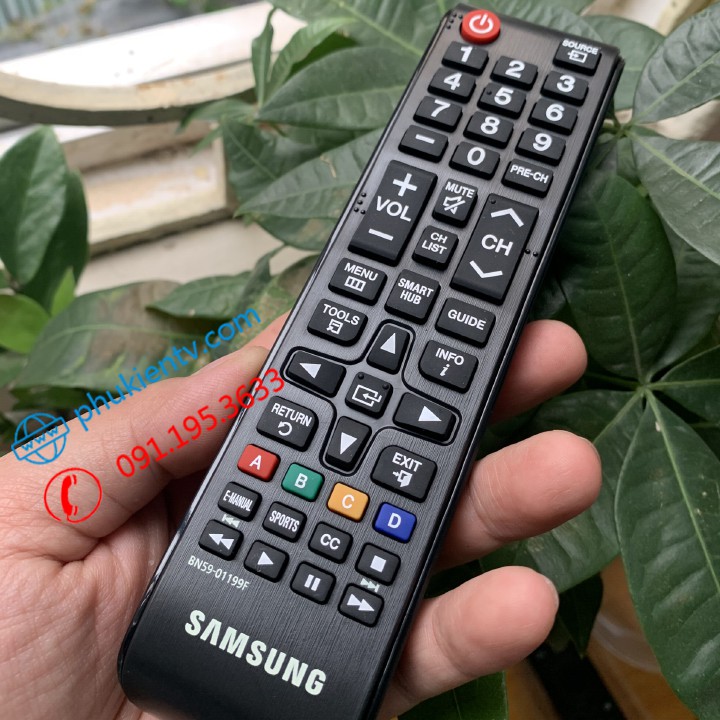 [Hàng Zin Xịn] Điều Khiển Tivi Samsung Smart Tivi Ngắn BN59-01199F - Tương Thích Các Đời Tv LED LCD Plasma