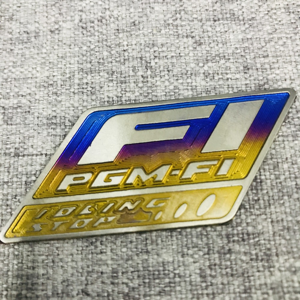 Tem logo Titan hàng mới nhất cao cấp cực đẹp trang trí xe (100% TITAN KHÒ NHIỆT)