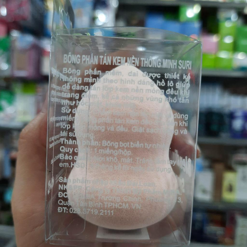Bông phấn tán kem nền hồ lô thông minh Suri Blending Sponge