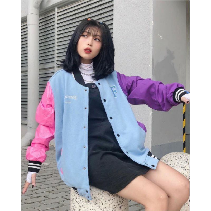 [Mã FAMARAL1 giảm 10K đơn 50K] Áo khoác Dù Bomber jacket FEARLESS form rộng unisex (Ảnh thật)