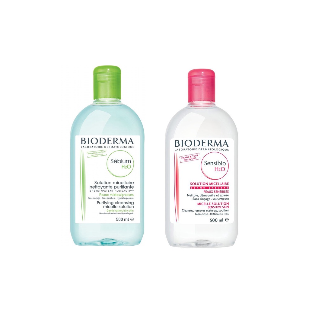 Nước Tẩy Trang Bioderma Xanh Dành Cho Da Dầu Và Hỗn Hợp 100ml-500ml