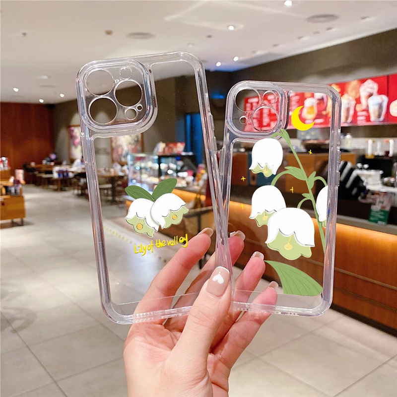 Suntaiho Ốp lưng iphone Ốp Điện Thoại Mềm Trong Suốt In Hình Hoa Hướng Dương Cho Iphone 13 / Pro / 13 Pro / Max 12 Pro / Max / Xs Max / XR / 7 / 8 Plus