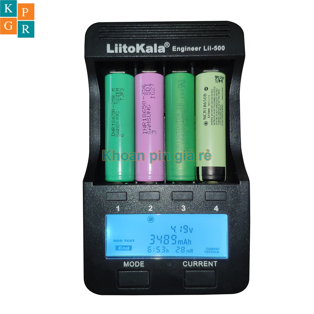Sạc và test dung lượng pin đa năng Liitokala Lii-500