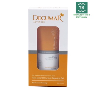 Gel rữa mặt Decumar Avanced giảm nhờn - Túyp 50 g