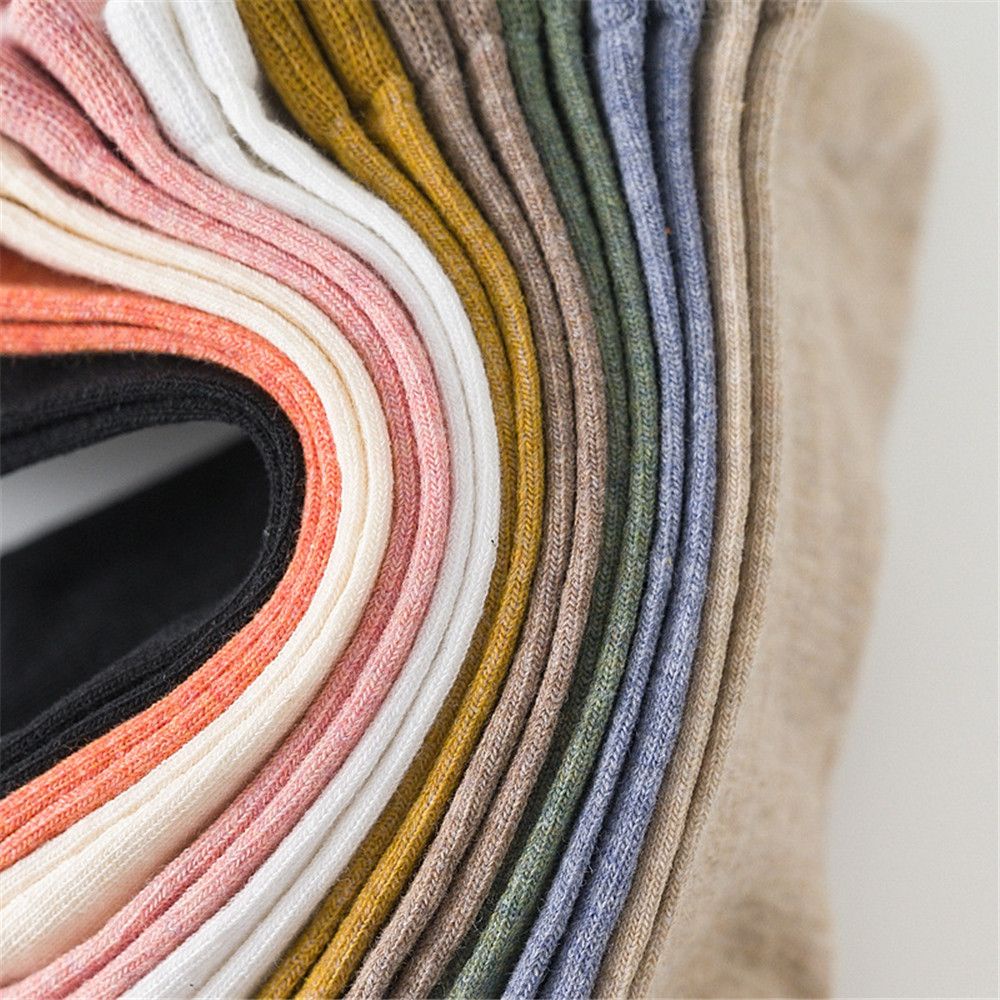 Vớ Cotton Mềm Thoáng Khí Màu Kẹo Ngọt Phong Cách Hàn Quốc Dễ Thương Dành Cho Nữ Mihan1