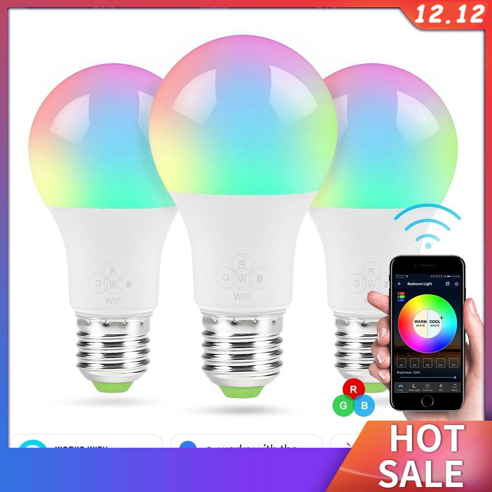 Bóng đèn thông minh LED có thể điều chỉnh độ sáng kết nối WiFi | BigBuy360 - bigbuy360.vn