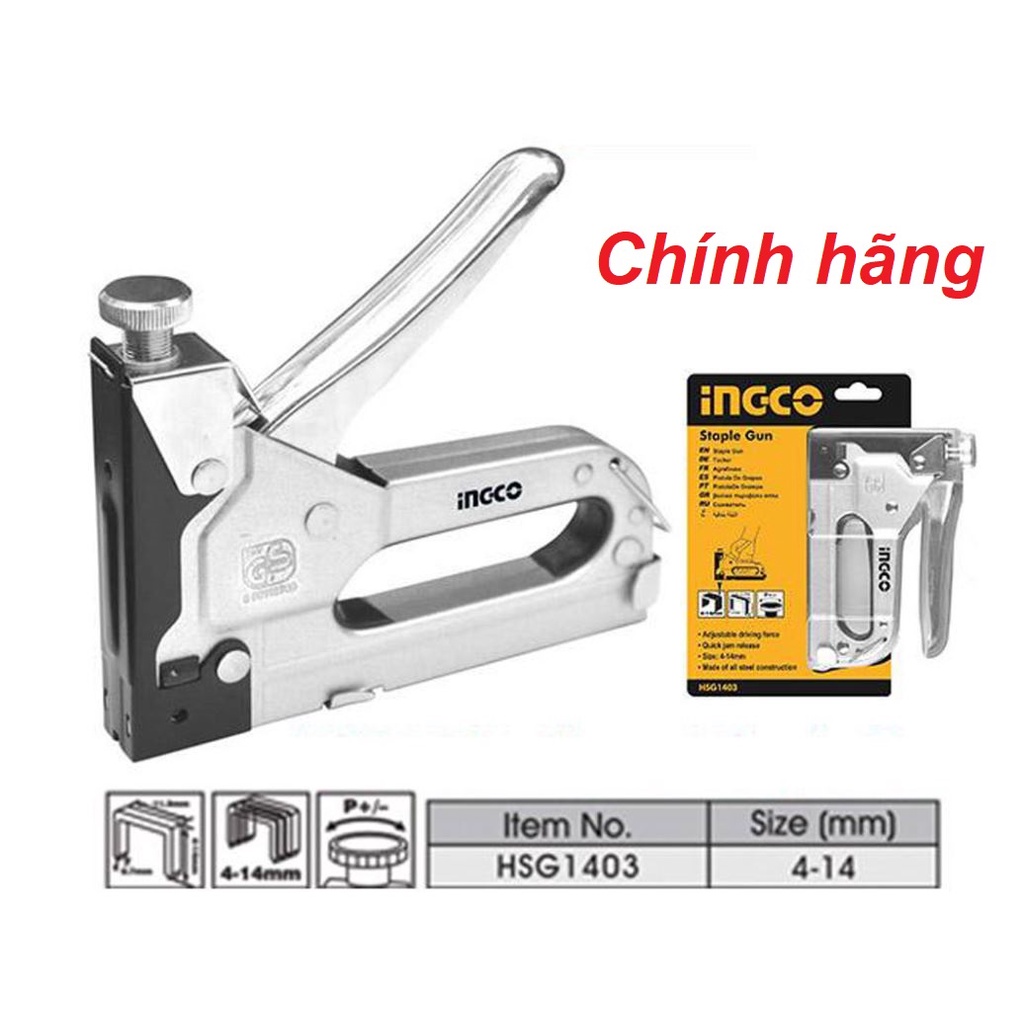 ĐỒ NGHỀ INGCO Kềm bấm gim  HSG1403 (Cam kết Chính Hãng 100%)