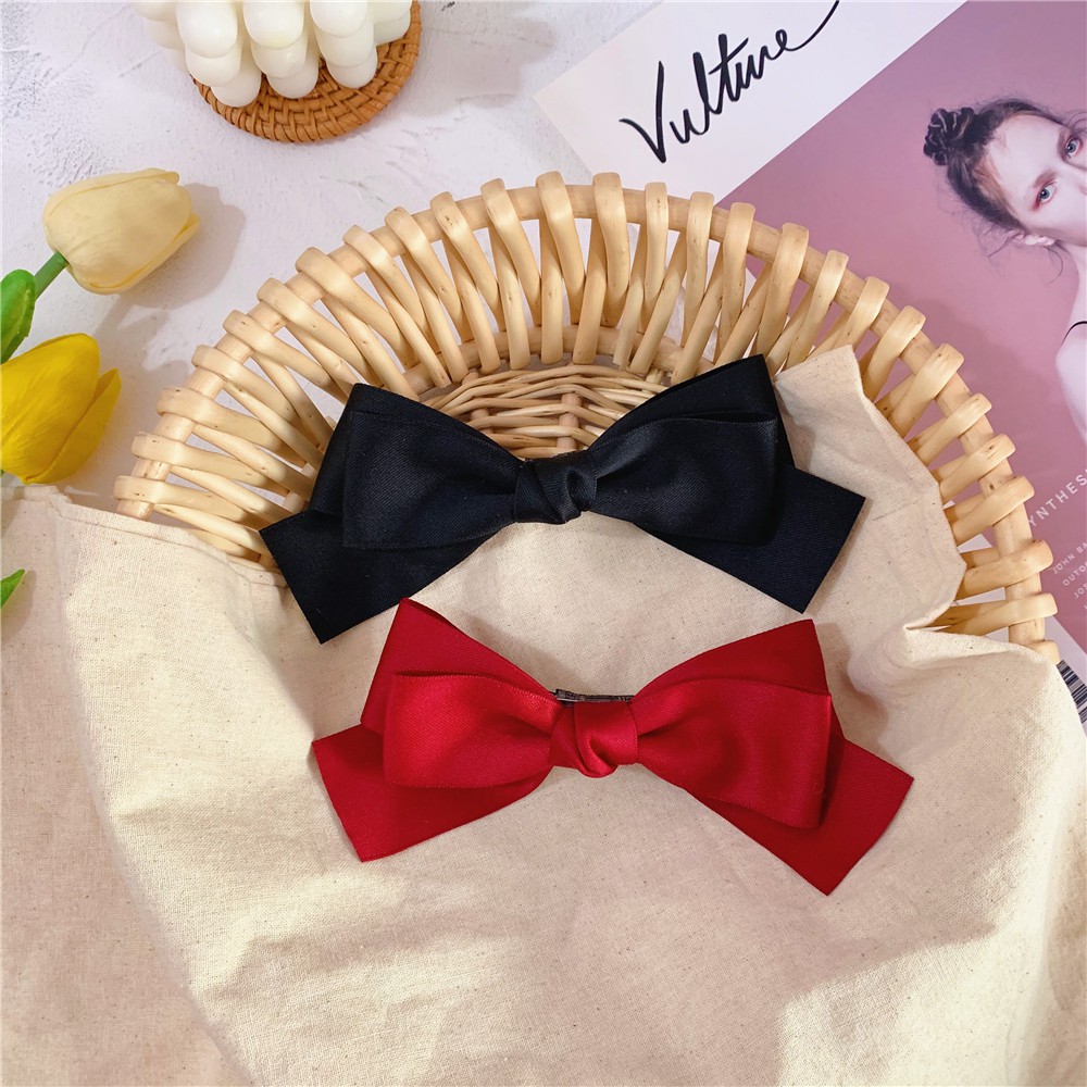 K50 Kẹp nơ vải tiểu thư hot