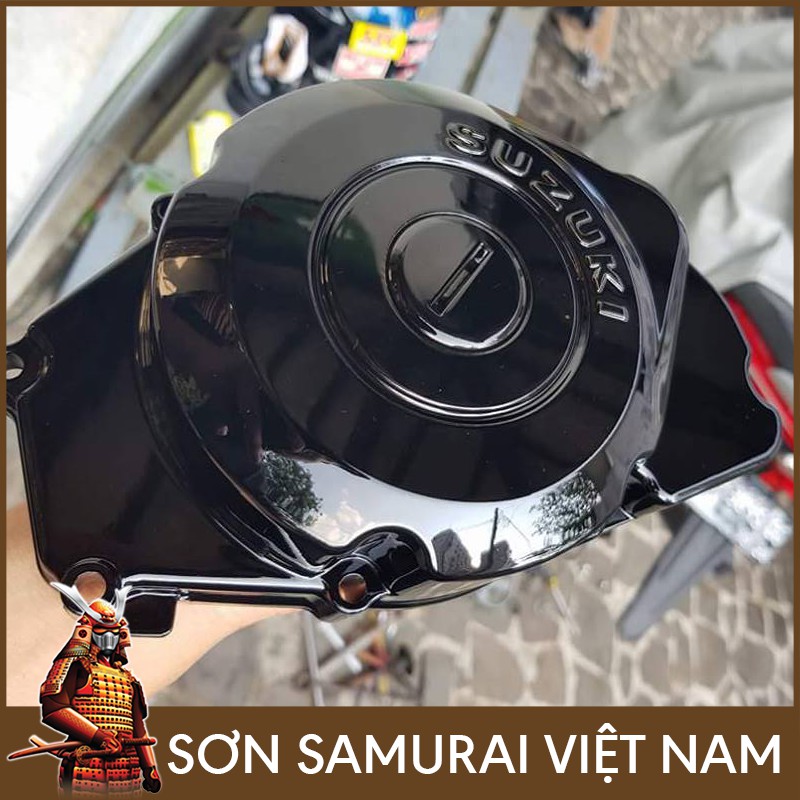 Màu Đen Bóng Sơn Samurai Việt Nam - Combo Son Xit Samurai Màu Đen 109