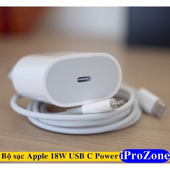 Cốc Củ sạc nhanh 18W USB C (A1695) Cho Apple Iphone 11 , 11 Pro , 11 Pro Max chính hãng
