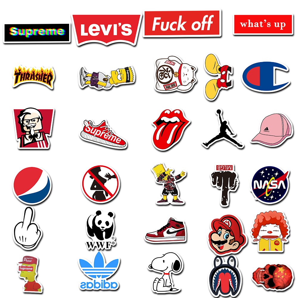 150 Miếng Dán Logo Chống Thấm Nước Cho Xe Hơi, Điện Thoại Laptop Xe Đạp | BigBuy360 - bigbuy360.vn